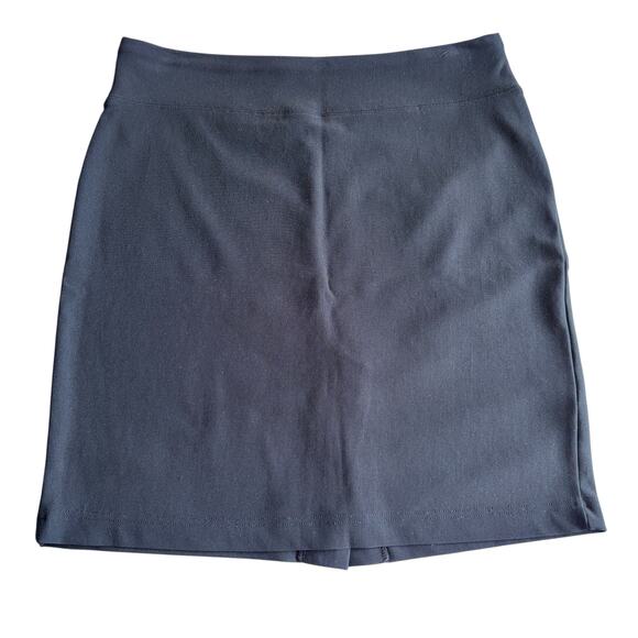 Boston Proper Black Travel (no wrinkle) Knee length Skirt Sz Medium - Picture 1 of 5